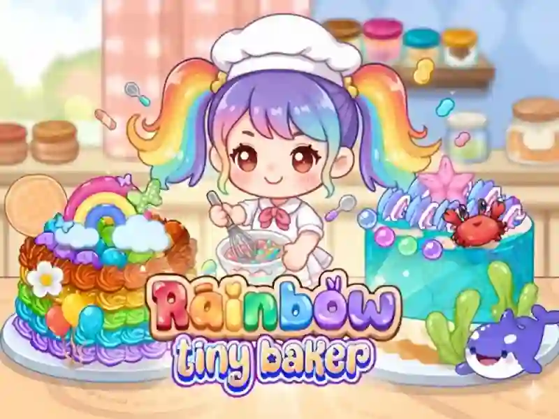 Spil Rainbow Tiny Baker online
