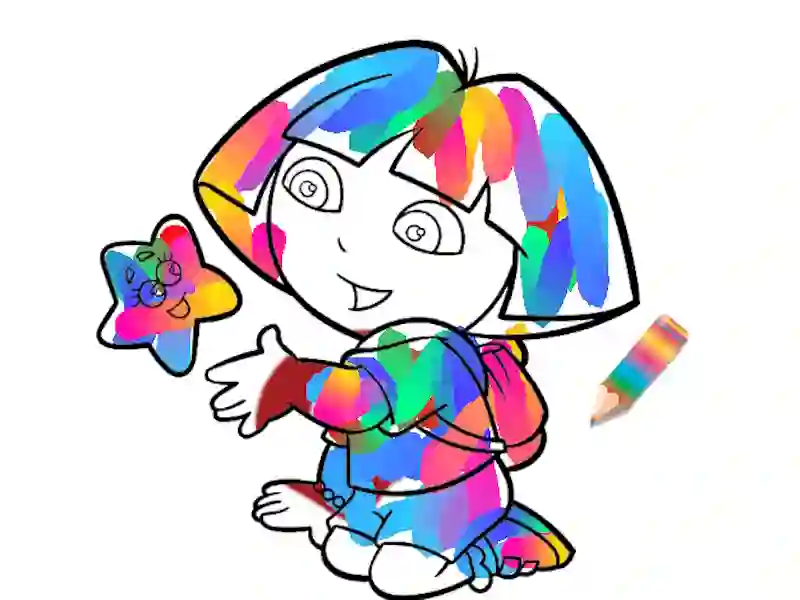 Spil Jungle Girl: Farvelægningssider online