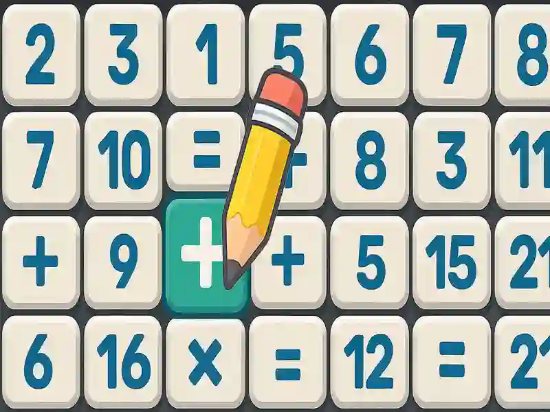 Spil Matematik krydsord puslespil geni udgave online