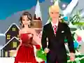 Spil Barbie og Ken juledejt online