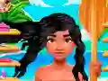 Spil Polynesisk Prinsesse: Ægte Hårklip online
