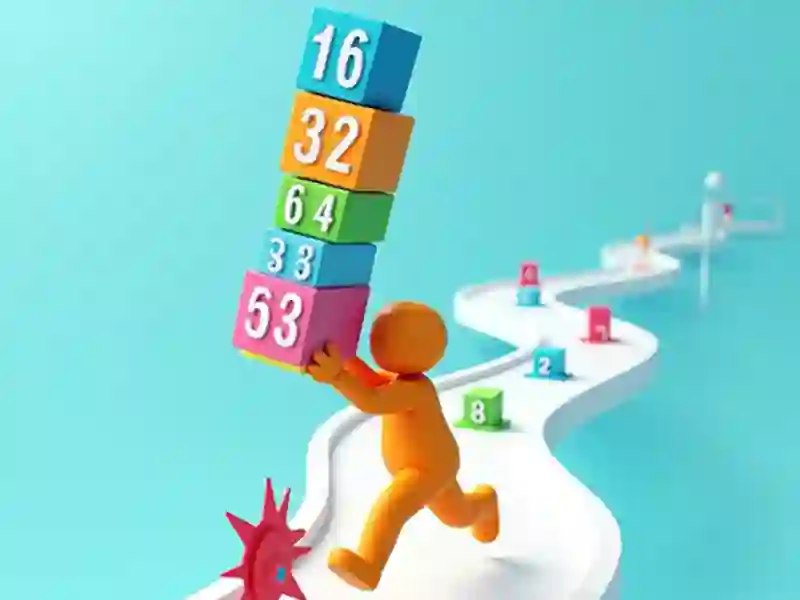 Spil Cube Stack 2048 online