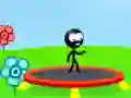 Spil Trampolin Stickmand online Spil Trampolin Stickmand online