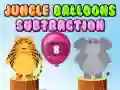 Spil Jungle Balloner Subtraktion online Spil Jungle Balloner Subtraktion online