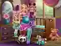 Spil Barbie med tvillinger online