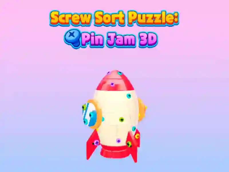 Spil Skrue sorteringspuslespil: pin Jam 3D online