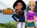 Spil Jasmine og Rapunzel på Camping online Spil Jasmine og Rapunzel på Camping online