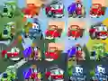 Spil Tegneserie Lastbiler Match 3 online
