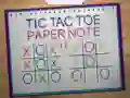 Spil Tic Tac Toe Papir Notat 2 online