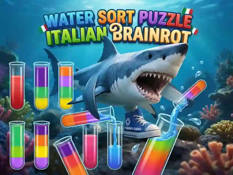 Spil Water Sort Puzzle Italian Brainrot online