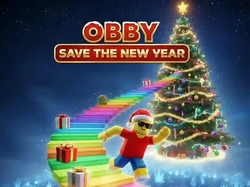 Spil Obby Red det nye år online