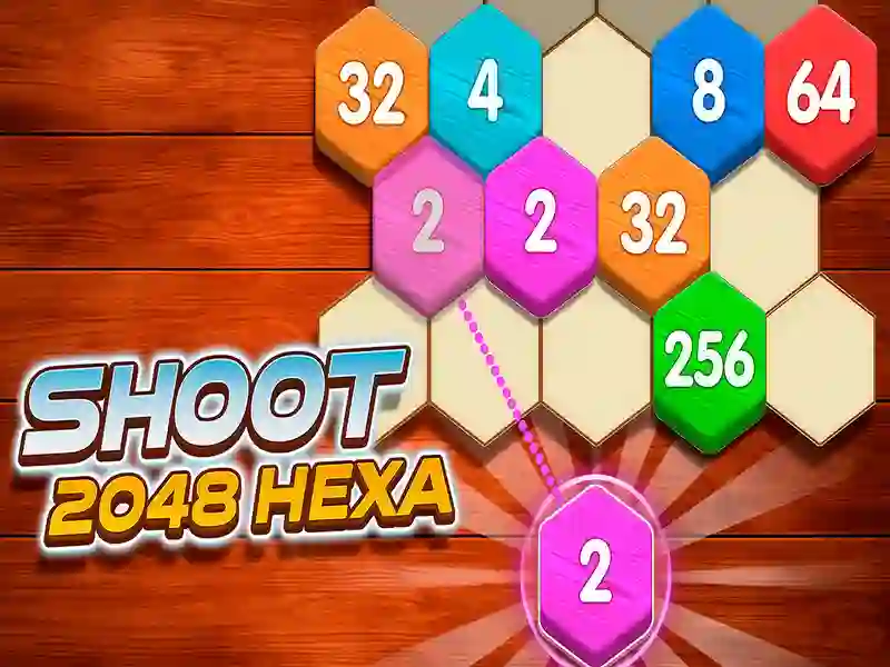 Spil Skyd 2048 Hexa online