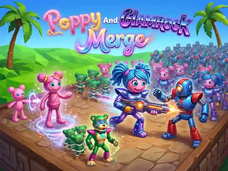 Spil Poppy And Glamrock Merge online