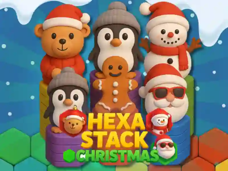 Spil Hexa Stack jul online