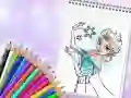 Spil Fantastisk prinsesse farvebog online Spil Fantastisk prinsesse farvebog online