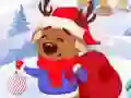 Spil Julehjort Puslespil online