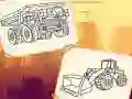 Spil Farvelægning af Byggetrucks online Spil Farvelægning af Byggetrucks online