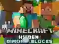 Spil Skjulte diamantblokke i Minecraft online Spil Skjulte diamantblokke i Minecraft online