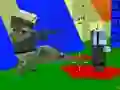 Spil Skydning Zombie Blocky Krig online