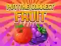 Spil Læg den rigtige frugt online Spil Læg den rigtige frugt online