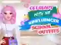 Spil Gør dig klar med mig #InfluencerSkoleOutfits online