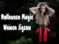 Spil Halloween Magiske Kvinder Puslespil online