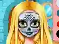 Spil Søsters Halloween Ansigtsmaling online Spil Søsters Halloween Ansigtsmaling online