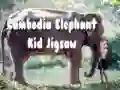 Spil Kambodja Elefant Barn Puslespil online