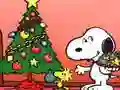 Spil Snoopy Julepuzzle online Spil Snoopy Julepuzzle online