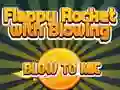 Spil Flappy Rocket: Spil med Pust i Mikrofonen online Spil Flappy Rocket: Spil med Pust i Mikrofonen online