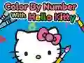 Spil Farv Efter Nummer Med Hello Kitty online Spil Farv Efter Nummer Med Hello Kitty online