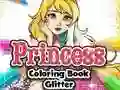 Spil Prinsesse Malebog Glitter online