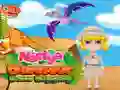 Spil Nastya: Udgravning af Dinosaur Knoer online