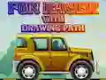 Spil Sjov racer med tegningen af en sti online Spil Sjov racer med tegningen af en sti online