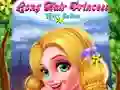 Spil Langhårede Prinsesse Frisørsalon online