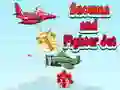 Spil Sneemand og jagerfly online