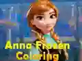 Spil Anna Frossen Farvelægning online Spil Anna Frossen Farvelægning online