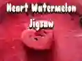 Spil Hjerte Vandmelon Puslespil online Spil Hjerte Vandmelon Puslespil online