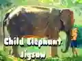 Spil Børns elefant puslespil online