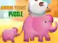 Spil Dyretårn Puzzle online Spil Dyretårn Puzzle online