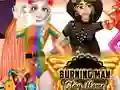 Spil Brændende mand: Bliv hjemme online Spil Brændende mand: Bliv hjemme online