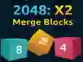 Spil 2048: Sammenlæg blokke X2 online