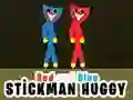 Spil Rød og Blå Stickman Kram online Spil Rød og Blå Stickman Kram online