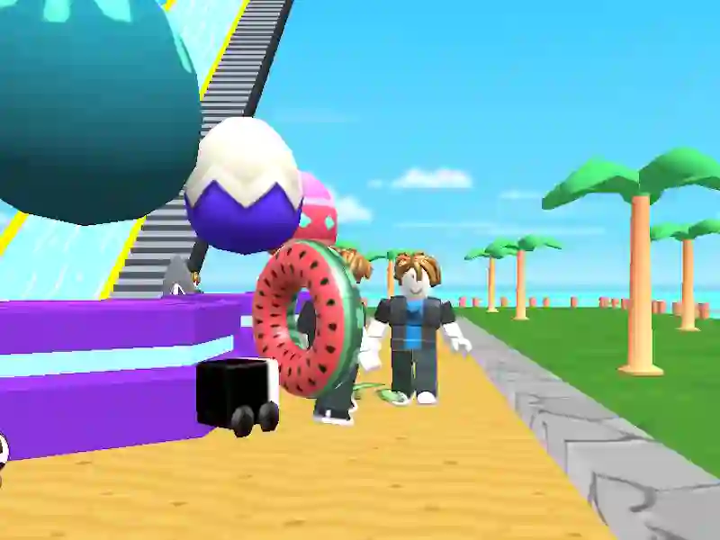 Spil Obby: Klatre og glid online