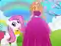 Spil Barbie og Pony Klæd UD online