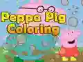 Spil Farvelæg Peppa Gris online Spil Farvelæg Peppa Gris online