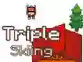 Spil Triple Skiløb 2D online Spil Triple Skiløb 2D online