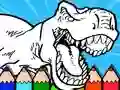 Spil Farvelæg dinoer til børn online