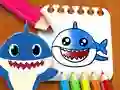 Spil Baby Shark Malebog online