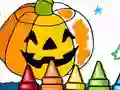 Spil Halloween Farvelægningsspil online